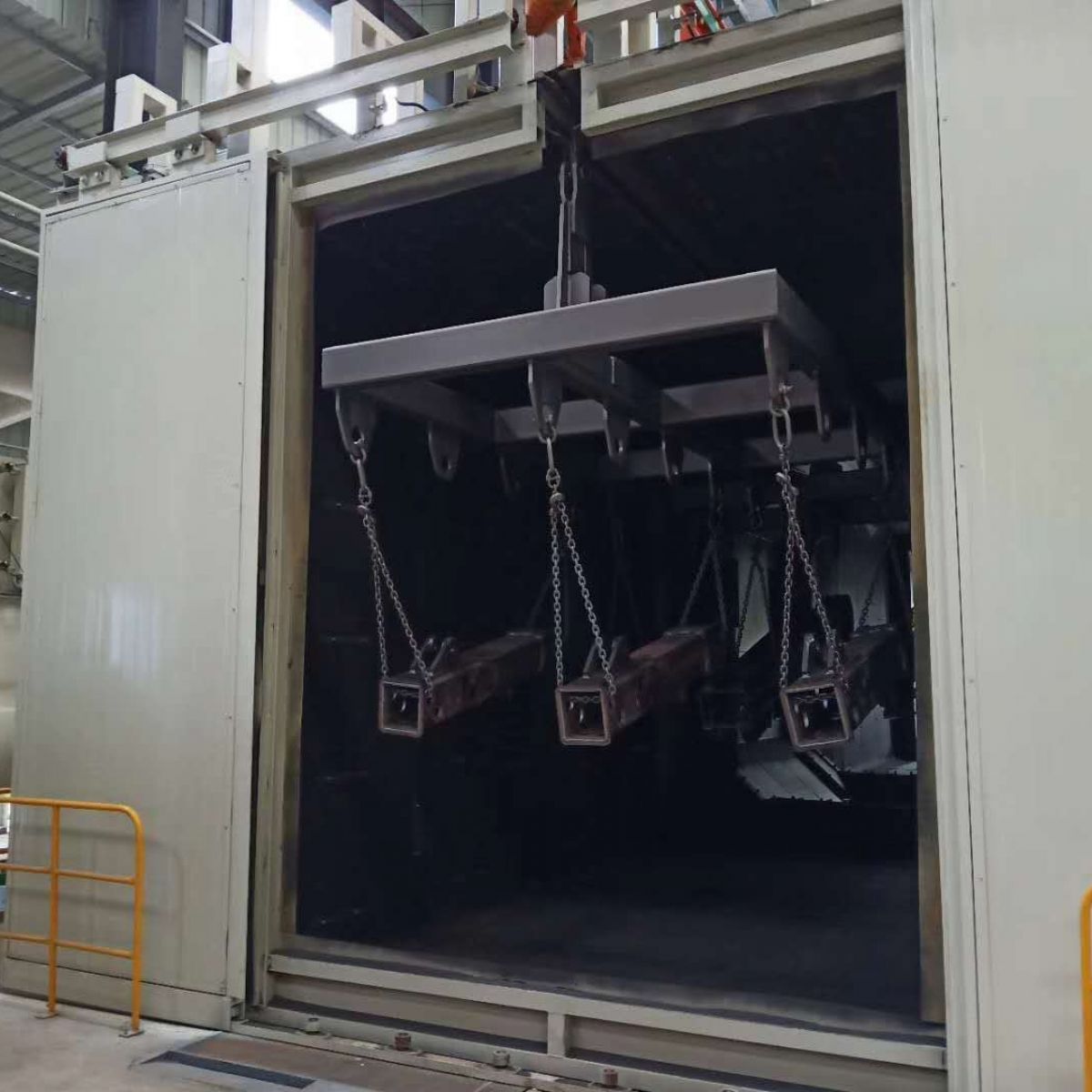 自行葫芦喷砂线