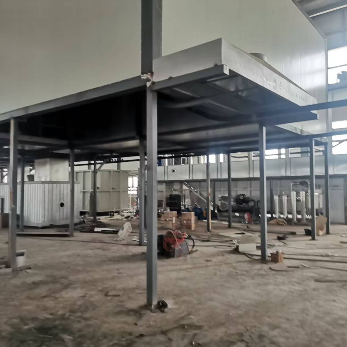 电泳涂装线安装现场